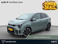 Kia Picanto - 1.0 DPI GT-Line Open Dak | LED | Leder | PDC | Navi | Clima | Stoel & Stuurverwarming |