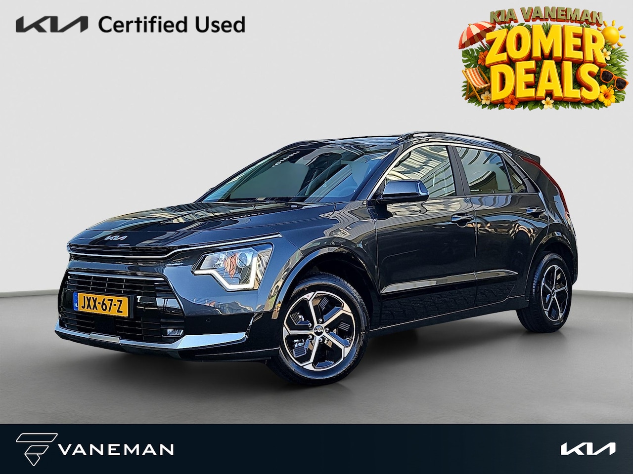 Kia Niro - 1.6 GDi Hybrid DynamicLine | Demo | Beschikbaarheid In Overleg | Adapt. Cruise | Navi | Cl - AutoWereld.nl