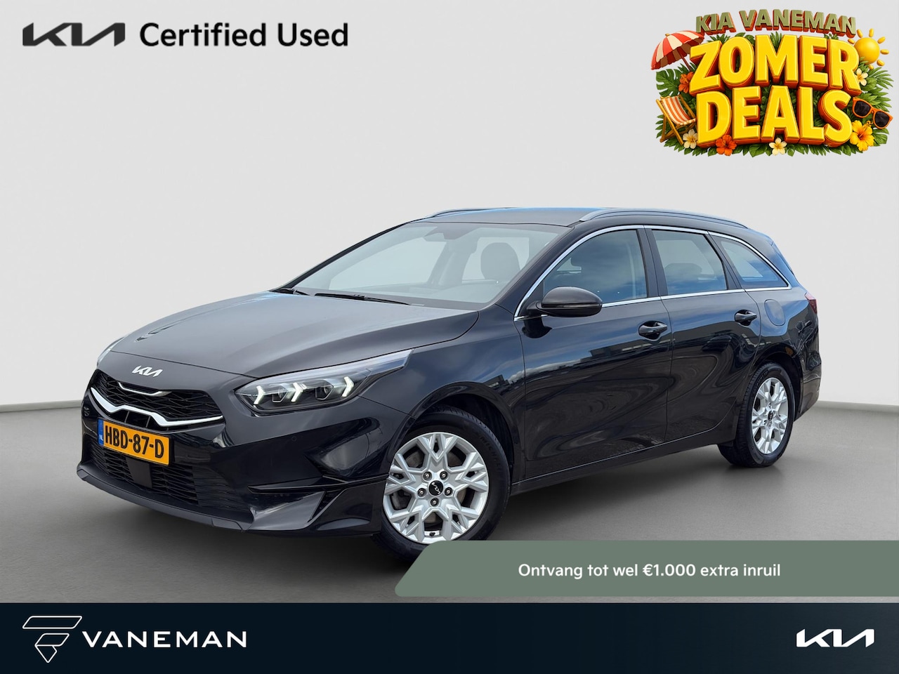 Kia Cee'd Sportswagon - Ceed 1.5 T-GDi DynamicLine Automaat | Navi | Cruise | Camera | LMV | Sensoren | - AutoWereld.nl