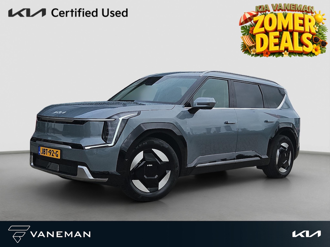 Kia EV9 - Plus AWD 99.8 kWh | Memory Seats | Meridian | 7-Zits | Stoelverwarming & Stoelverkoeling | - AutoWereld.nl