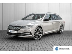 Skoda Superb Combi - 1.4 TSI iV Sportline Business l Elektr. Trekhaak l Pan Dak l 360gr Camera l Stoelverwarm.