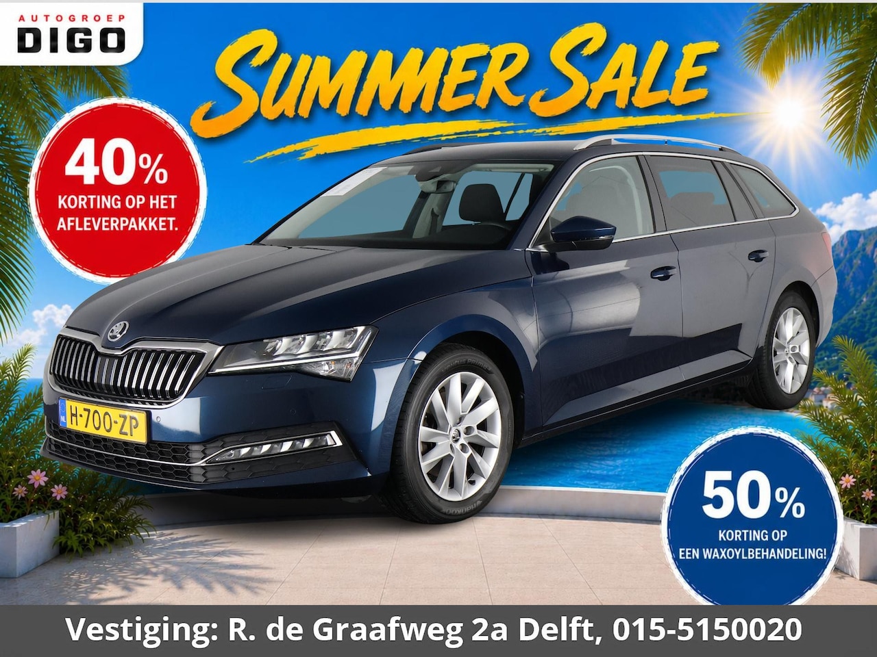 Skoda Superb Combi - 1.5 TSI ACT Business Edition Automaat | Navigatie | Stoelverwarming | Camera | - AutoWereld.nl