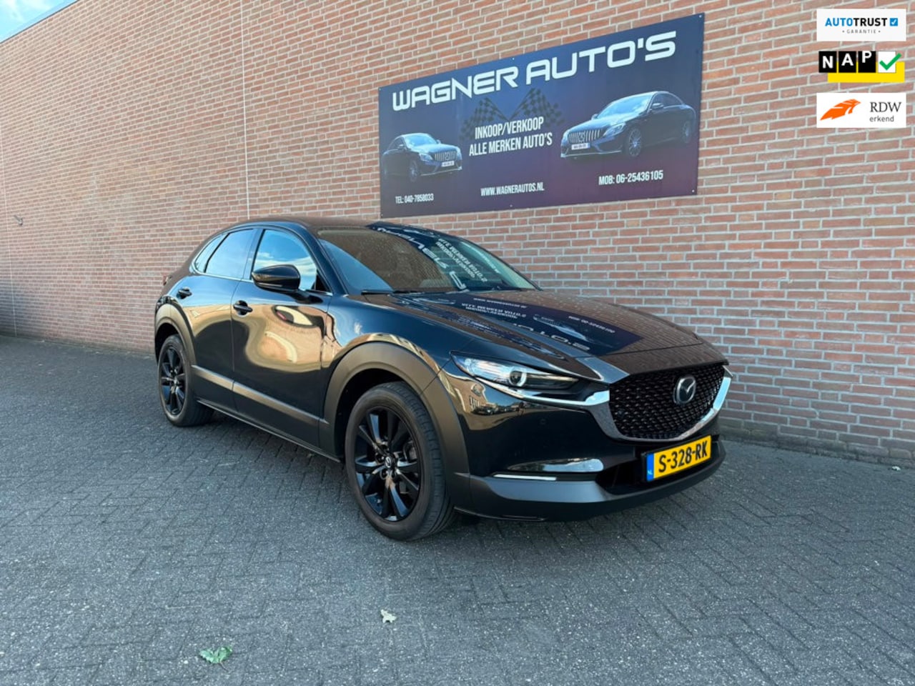 Mazda CX-30 - 2.0 e-SkyActiv-X M Hybrid Homura Keyless Head-UPP Display Adaptive-Cruise-Control Afneemba - AutoWereld.nl
