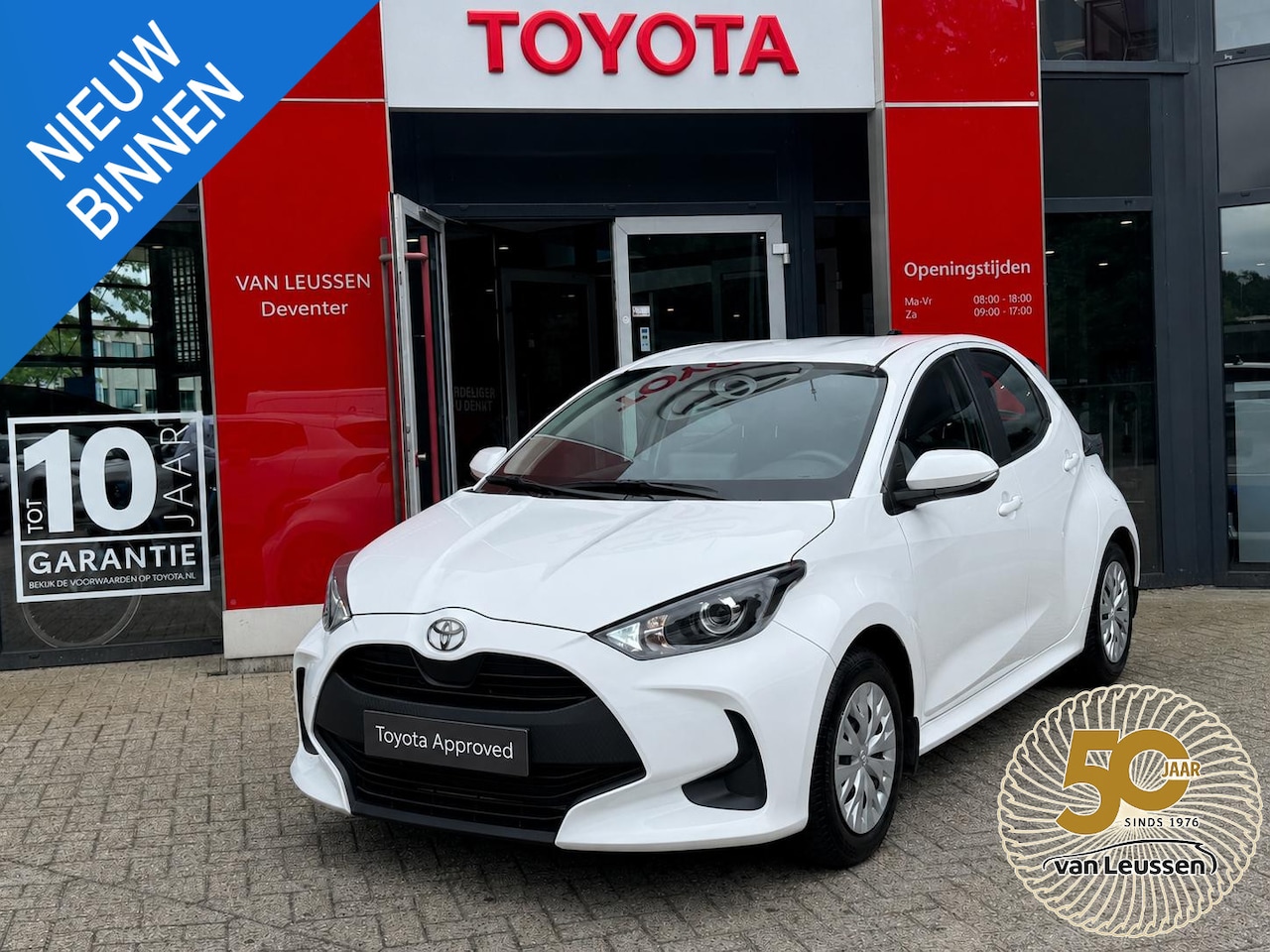 Toyota Yaris - 1.5 Hybrid 115 STOEL/STUUR VERW. APPLE/ANDROID - AutoWereld.nl
