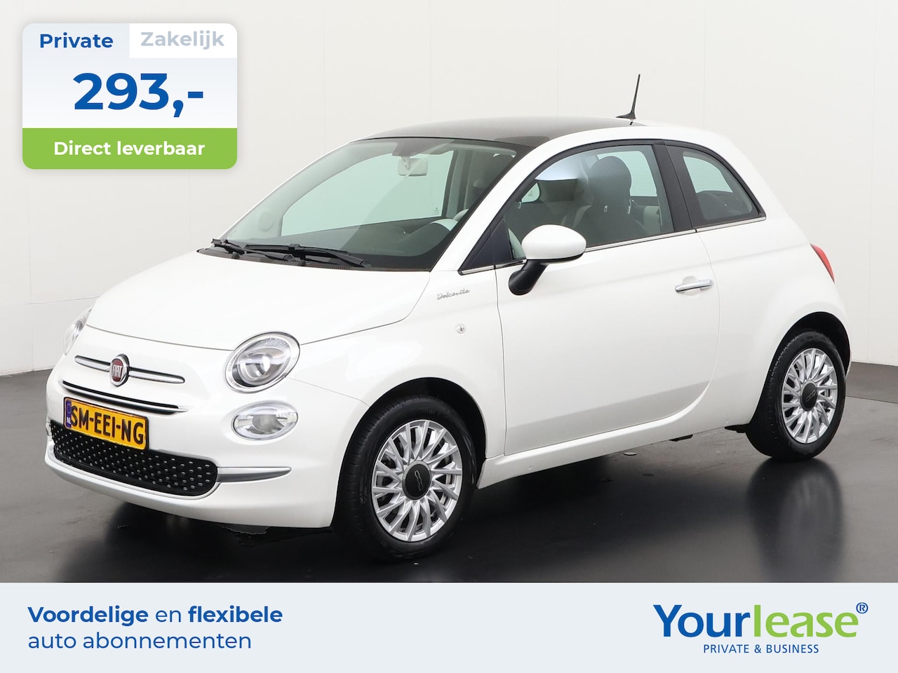 Fiat 500 - 1.0 Hybrid Dolcevita | All-in 293,- Private Lease | Direct uit voorraad - AutoWereld.nl