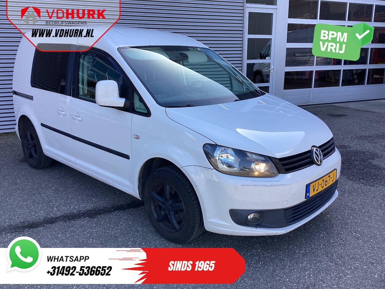Volkswagen Caddy - 1.6 TDI 102 pk Aut. Export DB-Riem V.V/ Navi/ Cruise/ PDC/ Leder/ LMV/ Airco/ Trekhaak - AutoWereld.nl