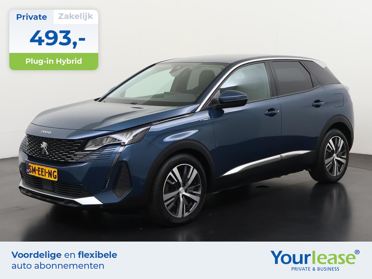 Peugeot 3008 - 1.6 HYbrid4 300 Allure | All-in 493,- Private Lease | Direct uit voorraad - AutoWereld.nl