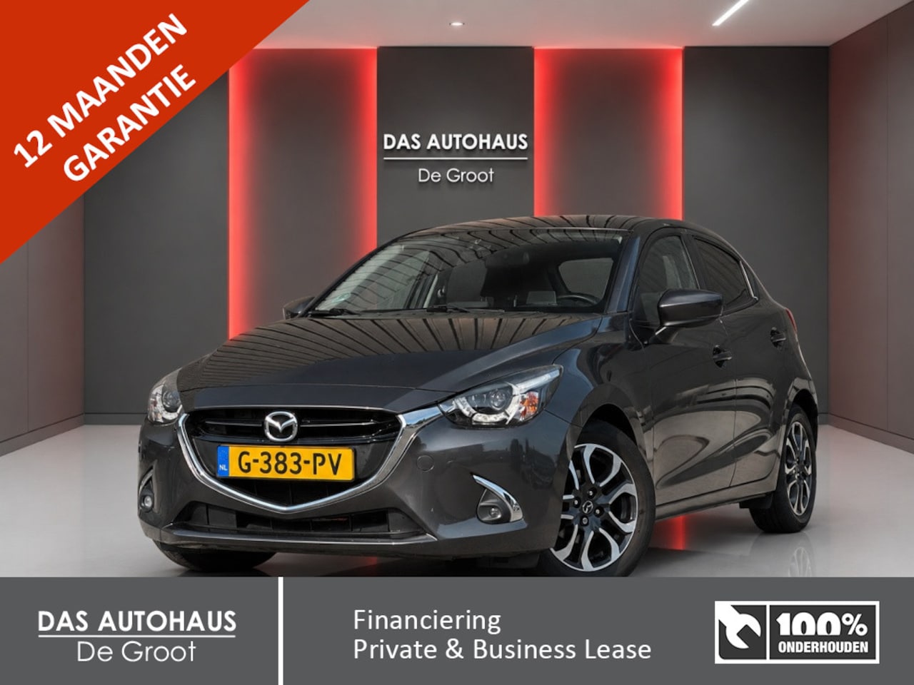 Mazda 2 - 1.5 Skyactiv-G GT-M | Camera | Trekhaak | LED - AutoWereld.nl
