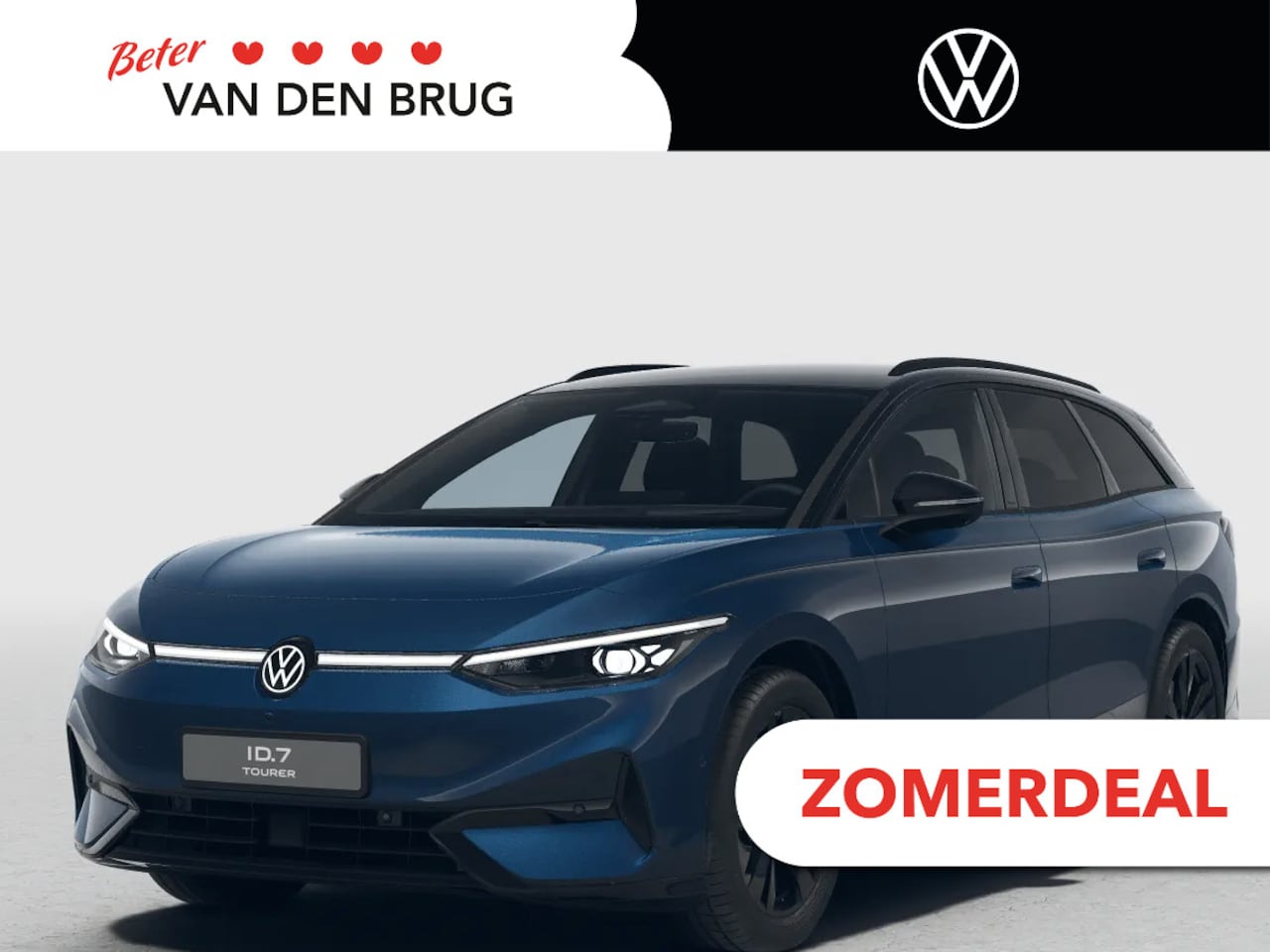 Volkswagen ID.7 - Limited Edition Plus 86 kWh accu, 210 kW / 286 PK | Trekhaak inklapbaar | Black Style | As - AutoWereld.nl