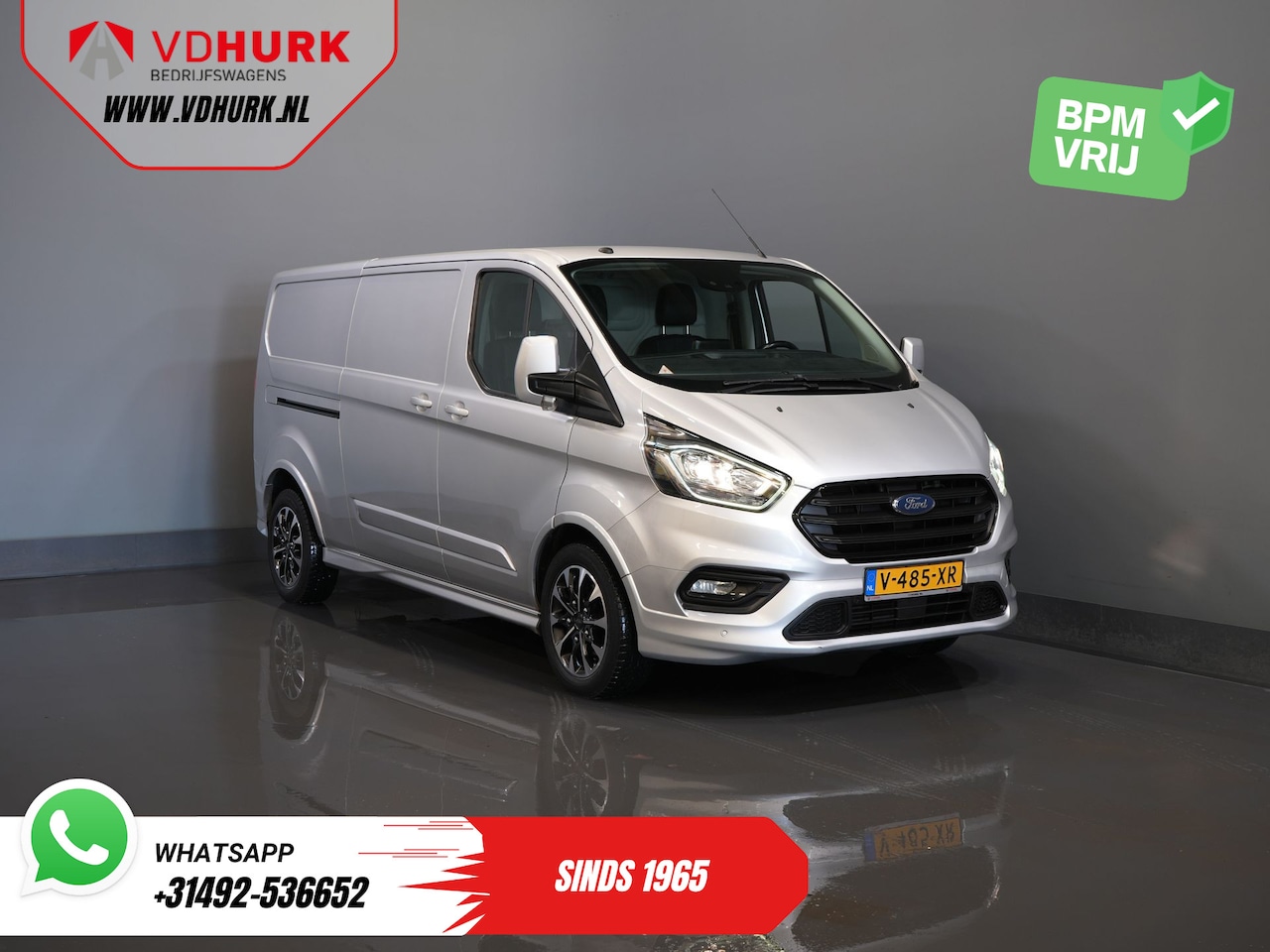 Ford Transit Custom - Sport 2.0 TDCI Aut. 170 pk L2 DB-Riem VV/ Carplay/ Alarm III/ Stoelverw./ Navi/ Airco/ Cam - AutoWereld.nl
