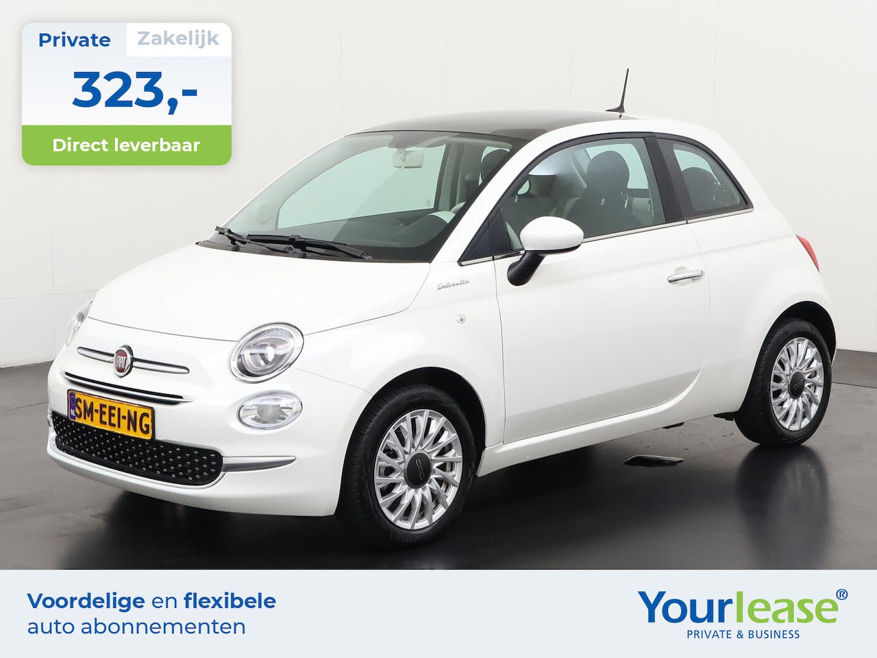 Fiat 500 - 1.0 Hybrid Dolcevita | All-in 323,- Private Lease | Direct uit voorraad - AutoWereld.nl