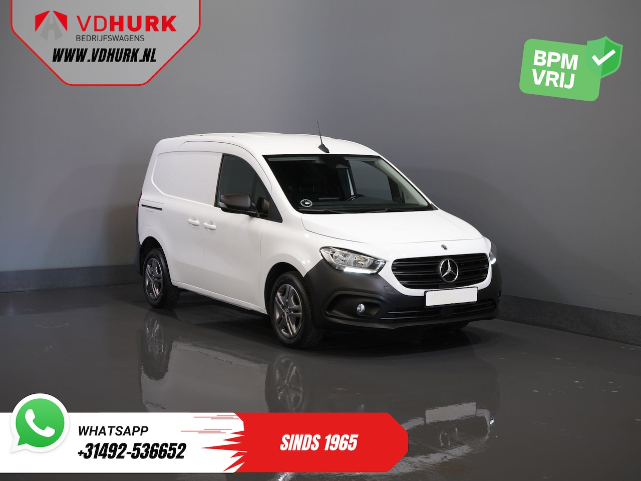 Mercedes-Benz Citan - 110 CDI Aut. 3 pers./ Stoelverw./ Carplay/ Camera/ PDC/ Cruise/ Airco - AutoWereld.nl