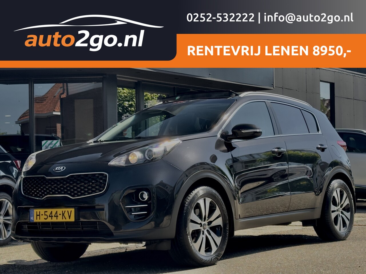 Kia Sportage - 1.6 GDI AUT6 EXECUTIVE 93D.KM!! PANODAK NAVI CAMERA AIRCO APPLE-CARPLAY LED LMV PDC - AutoWereld.nl