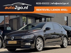 Volkswagen Polo - 1.0 TSI R-LINE HIGHLINE LEDER NAVI DIGI-DASH APPLE-CARPLAY LED LMV PDC