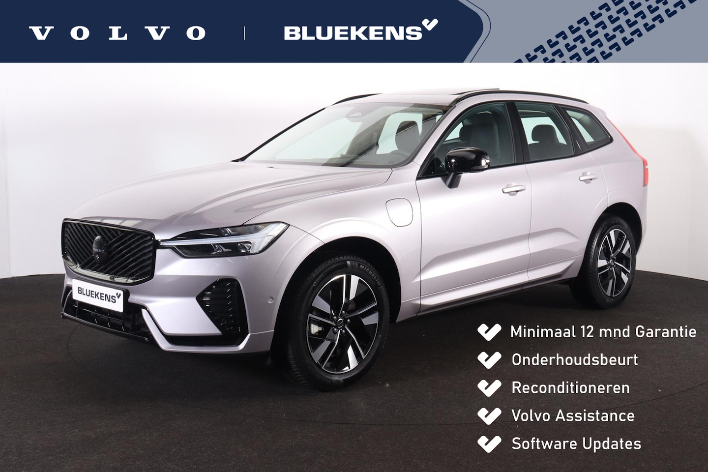 Volvo XC60 - T6 Recharge AWD Plus Dark - Panorama/schuifdak - IntelliSafe Assist & Surround - 360º Came - AutoWereld.nl