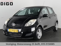 Toyota Yaris - 1.3 VVTi BLACKLINE COMFORT EDITION 1E EIGENAAR. 100% ONDERHOUDEN. SPORTVELGEN. SPOILER