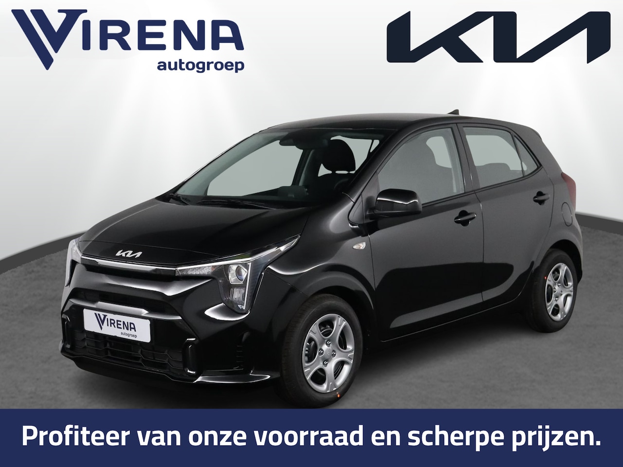 Kia Picanto - 1.0 DPI DynamicLine - Prijs incl. inruilpremie - Airco - Navigatie - Camera - AppleCarplay - AutoWereld.nl