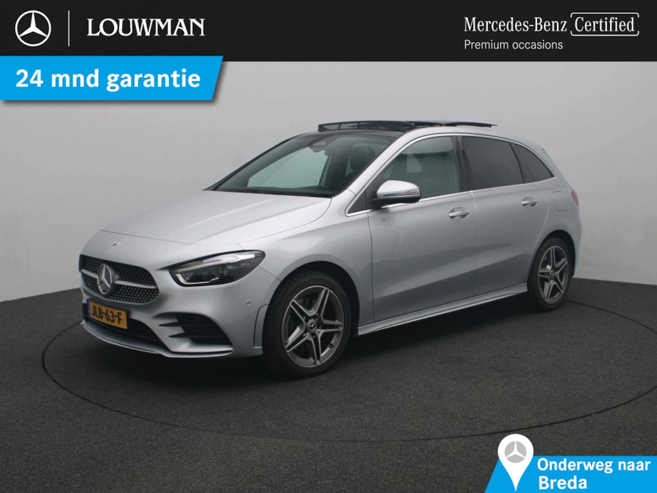 Mercedes-Benz B-klasse - 250 e Business Solution AMG AMG Line | Panoramadak | Parkeerpakket met achteruitrijcamera - AutoWereld.nl