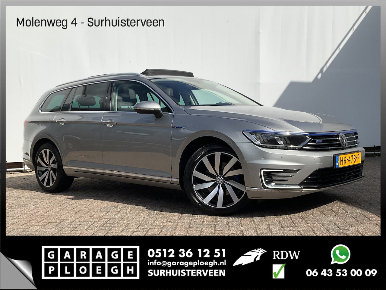 Volkswagen Passat Variant - 1.4 TSI GTE Highline Pano Stoelverw Adap.Cruise Carplay Voll.Onderhouden! - AutoWereld.nl