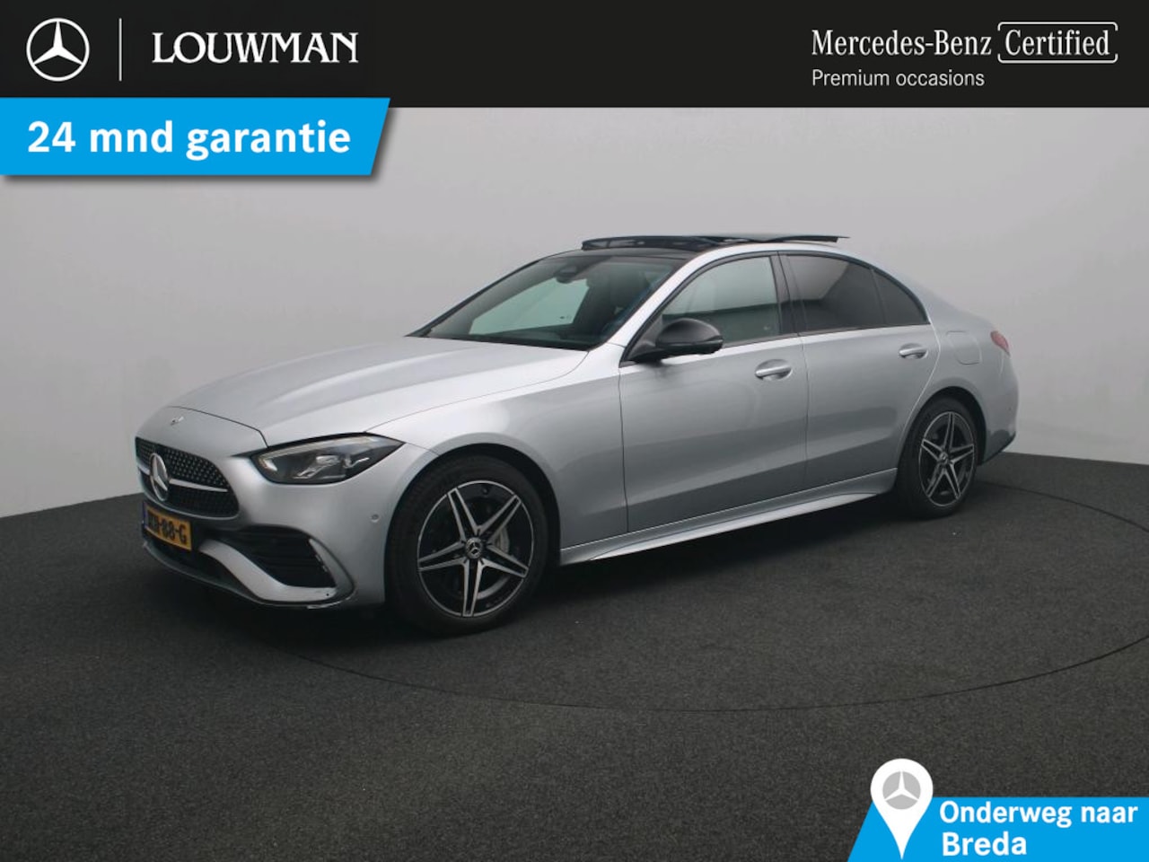 Mercedes-Benz C-klasse - 300 e Business Solution AMG AMG Line | Panorama Schuif-Kanteldak | Distronic | Alarm | Par - AutoWereld.nl
