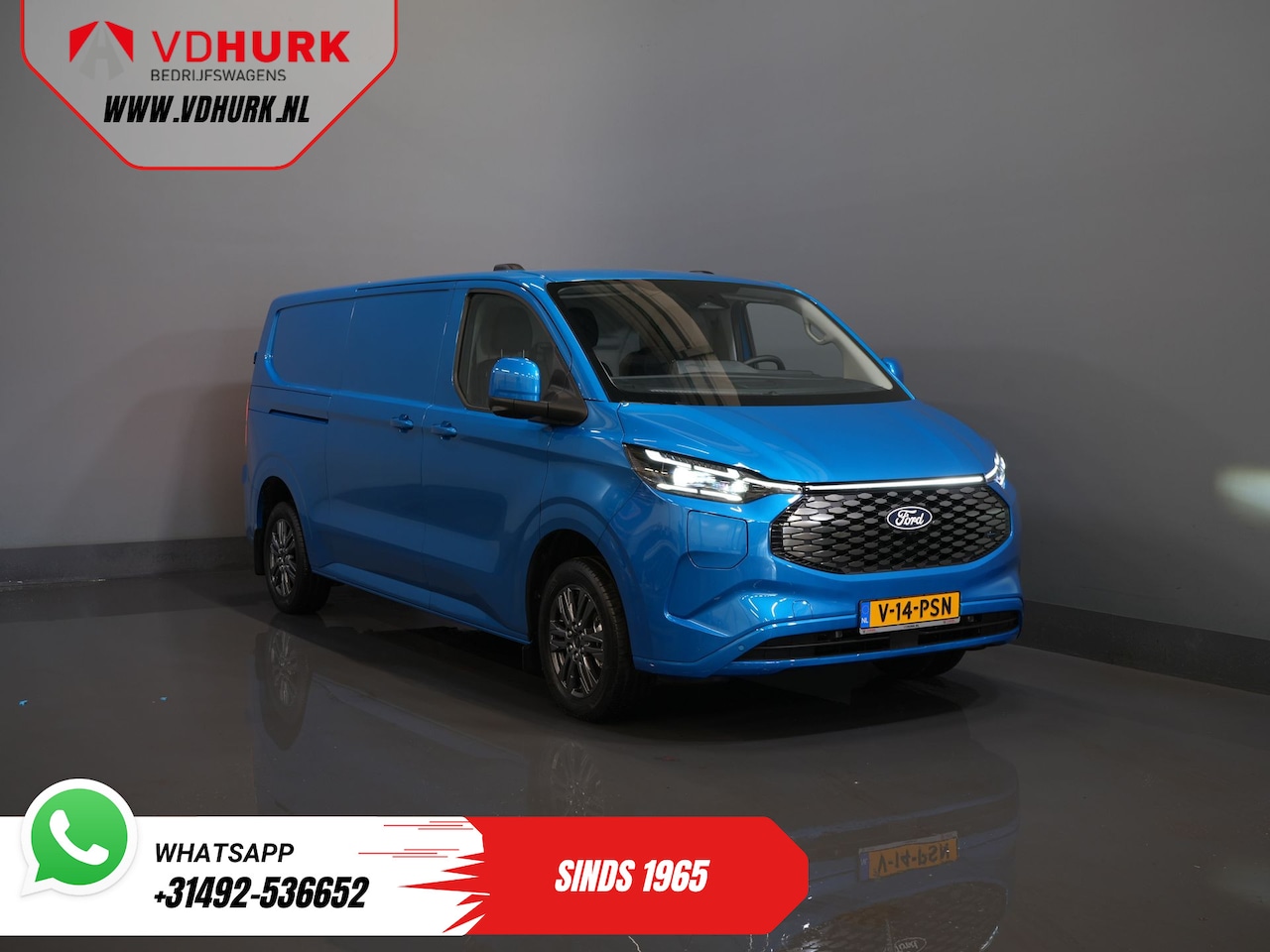 Ford Transit Custom - E-Transit 218 pk 330 km WLTP L2 Limited B&O/ Adapt.Cruise/ Elek.Trekhaak/ Standkachel/ Sto - AutoWereld.nl