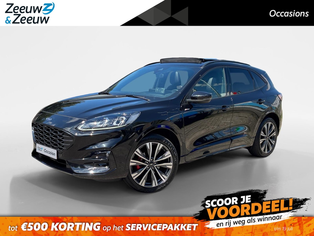 Ford Kuga - 2.5 PHEV ST-Line X 225PK | Panoramadak | Adaptieve Cruise Control | BLIS | El. Stoel | LED - AutoWereld.nl