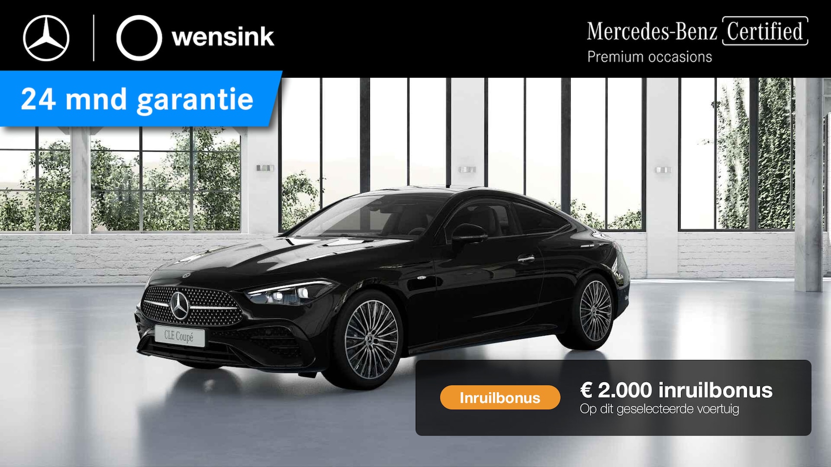 Mercedes-Benz CLE Coupé - 300 e AMG Line | Night | Panoramadak | Memory | 19" multispaaks velgen | 360 graden camera - AutoWereld.nl
