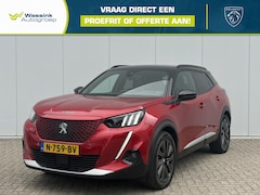 Peugeot e-2008 - EV GT Pack 50 kWh Stoelverwarming | Panoramadak | Navigatie I SOH 92% | CarPlay | Dodehoek
