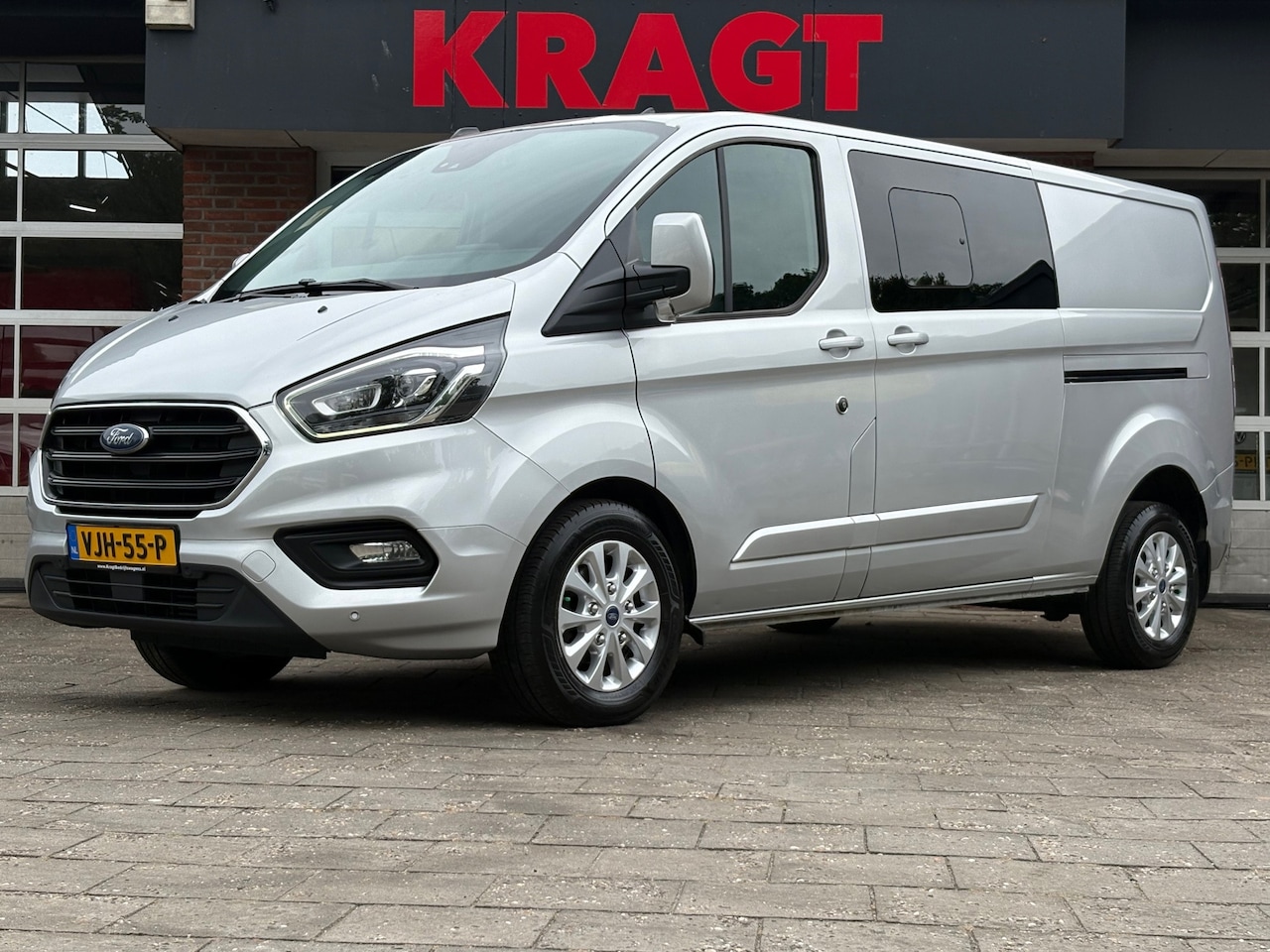 Ford Transit Custom - 300 2.0 TDCI L2H1 Limited DC|170PK|DUBBELCABINE|adaptieve.cruise|airco|achteruitrijcamera| - AutoWereld.nl