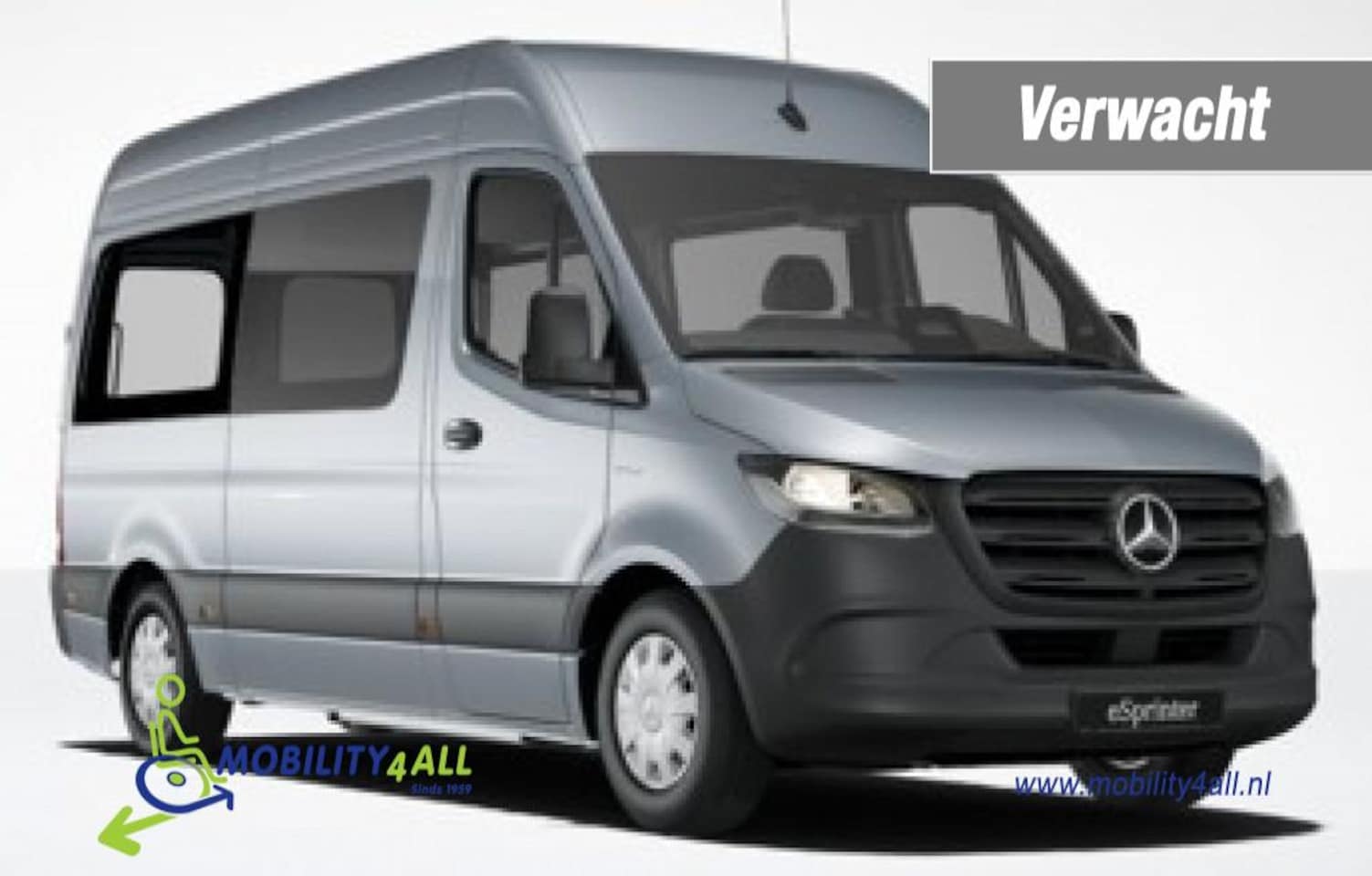 Mercedes-Benz eSprinter - ROLSTOELBUS / 4150kg versie / B-Rijbewijs / snelladen - AutoWereld.nl
