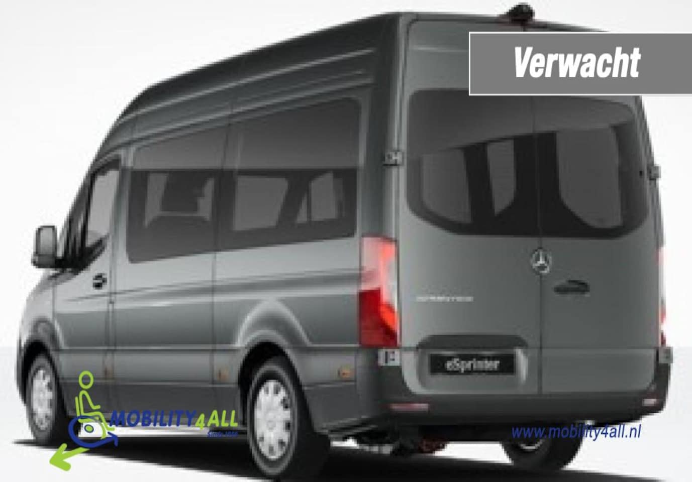 Mercedes-Benz eSprinter - ROLSTOELBUS /4150kg versie / B-Rijbewijs / snelladen - AutoWereld.nl