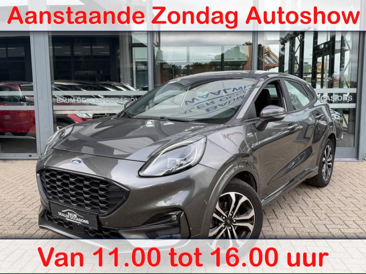 Ford Puma - 1.0 HYB ST-LINE X 125PK AIRCO NAVI LMV PDC-CAMERA - AutoWereld.nl