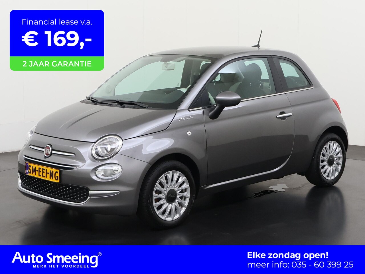 Fiat 500 - 1.0 Hybrid Dolcevita | Panoramadak | Zondag Open! - AutoWereld.nl