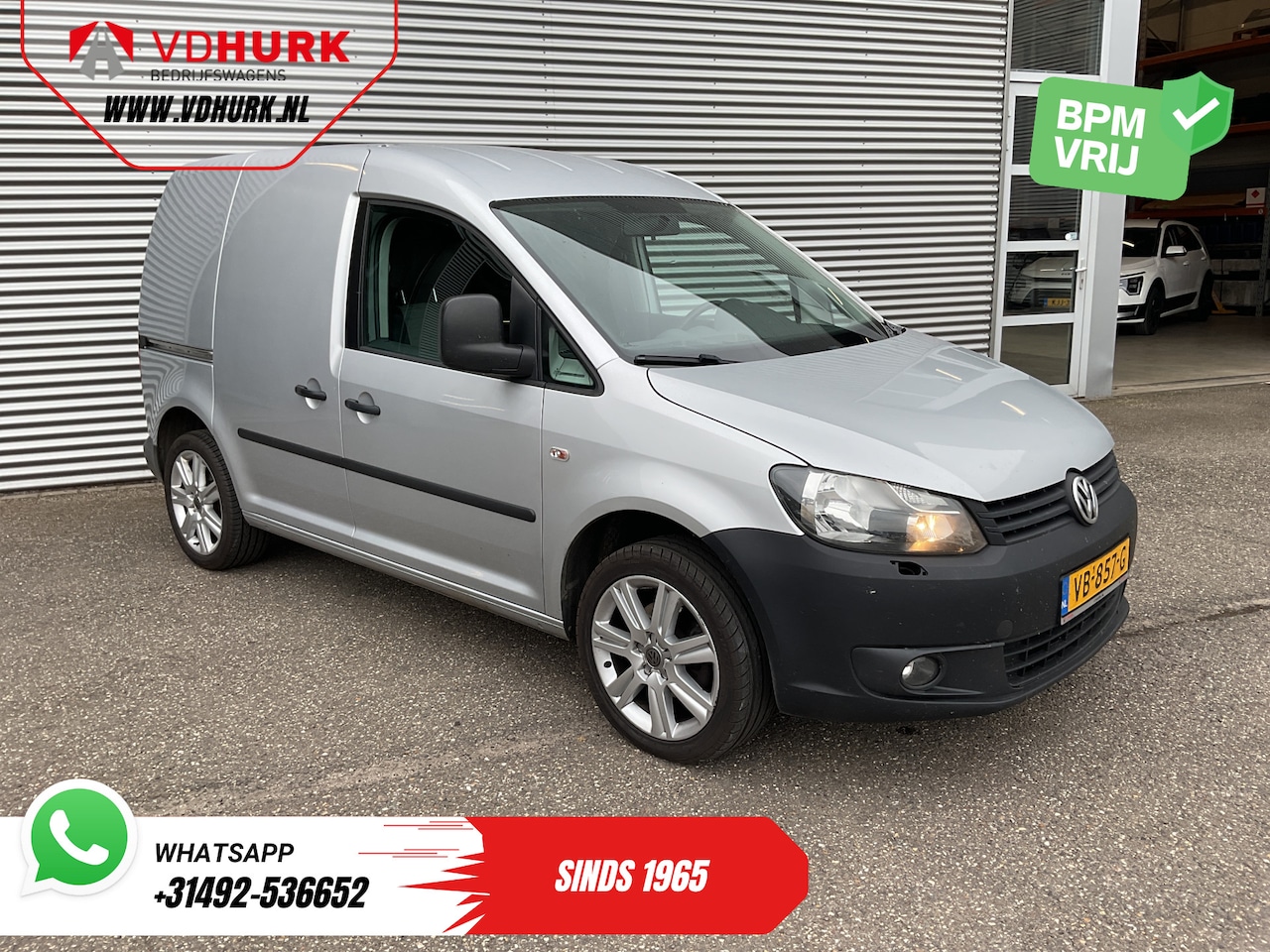 Volkswagen Caddy - 1.6 TDI 100 pk EXPORT Carplay/ DB-Riem V.V./ Airco/ 17”LMV/ Trekhaak - AutoWereld.nl