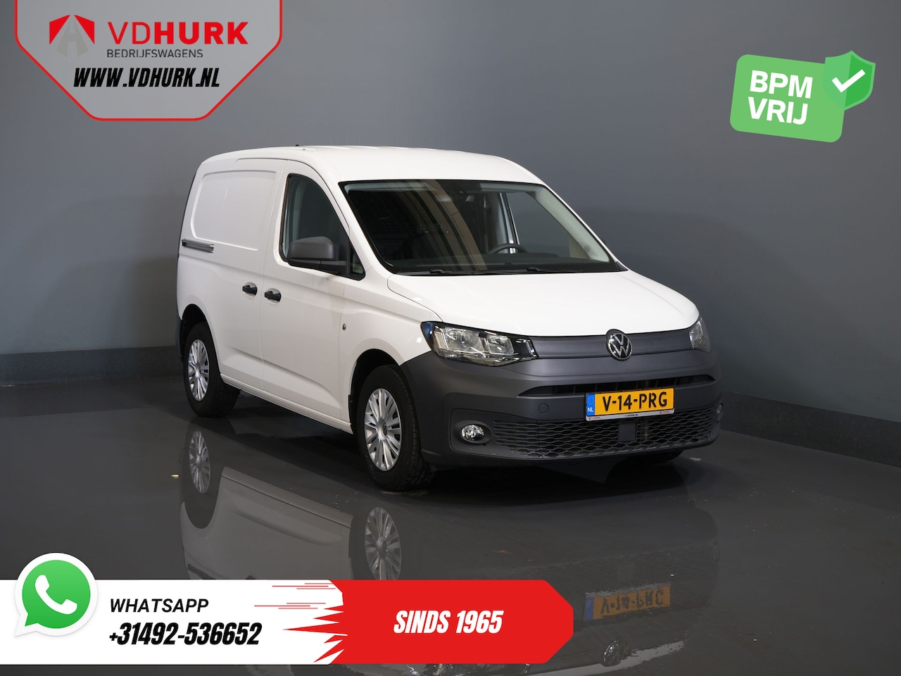 Volkswagen Caddy Cargo - 2.0 TDI 100 pk Omvormer/ Sortimo/ Cruise/ Airco/ DAB - AutoWereld.nl