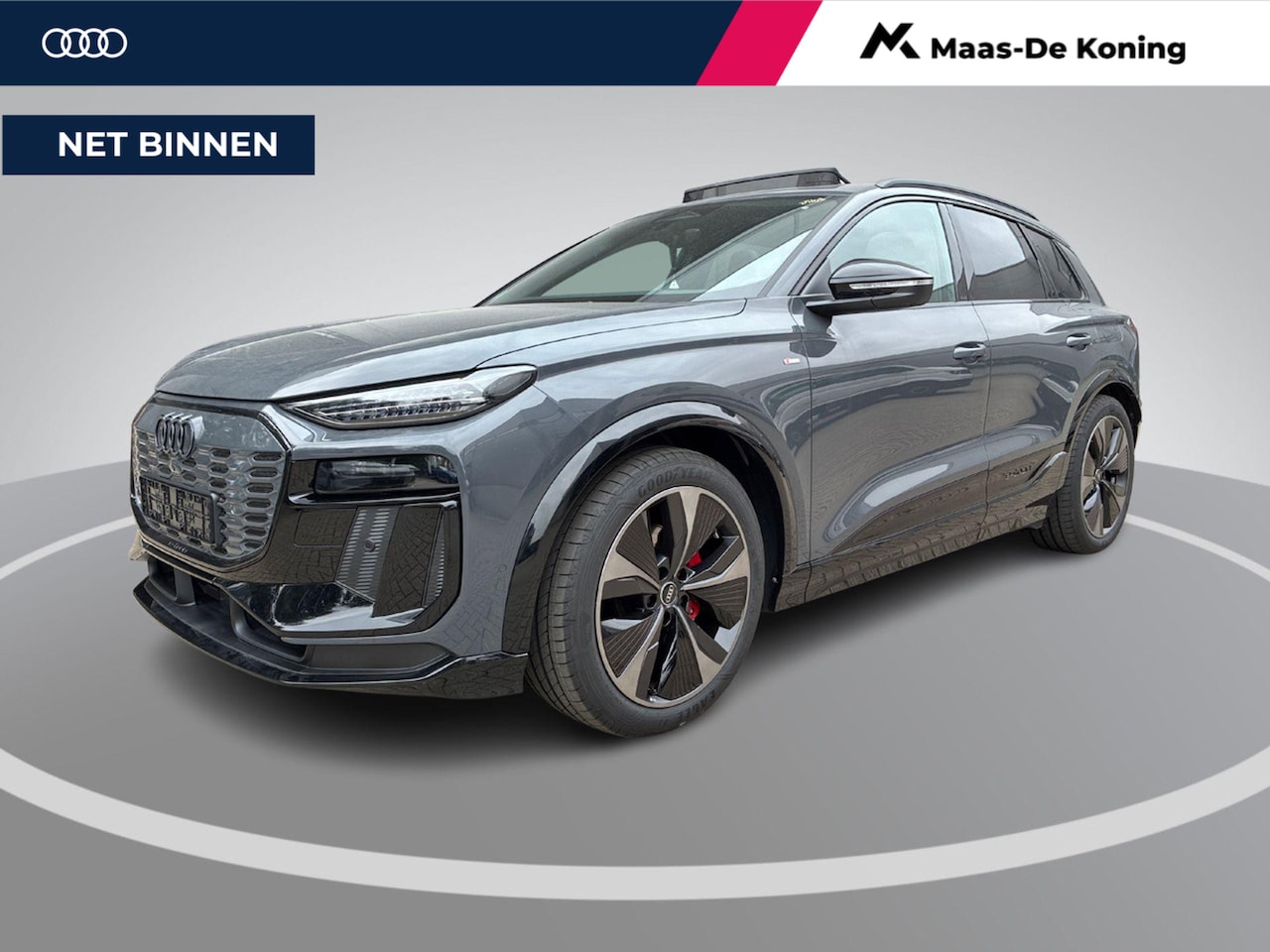 Audi Q6 e-tron - S edition 83 kWh 252pk · Panoramadak · Inklap. Trekhaak · Luchtvering · 360 Camera · Matri - AutoWereld.nl