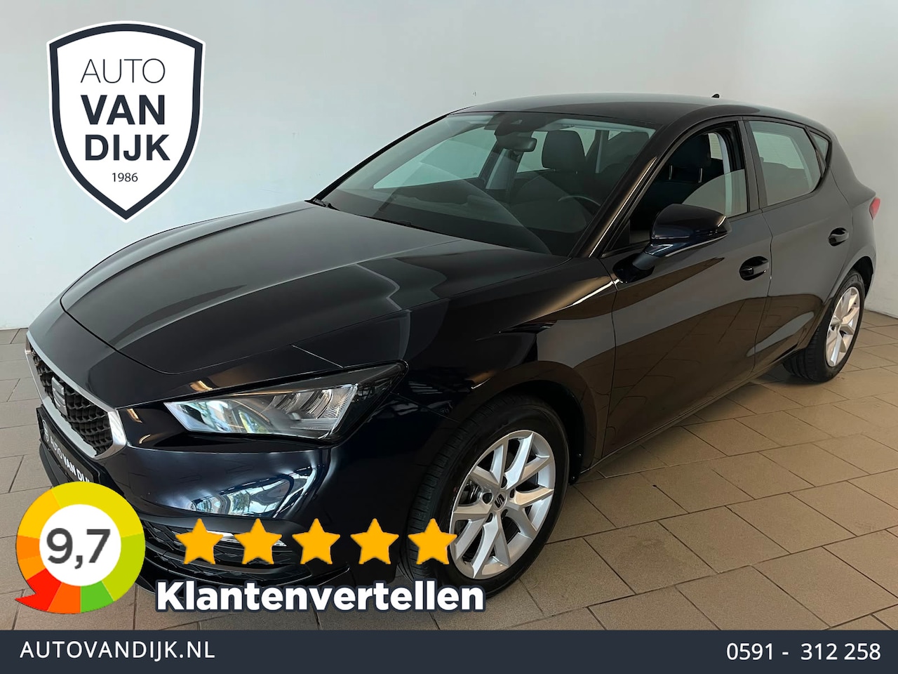 SEAT Leon Sportstourer - 1.0 TSI Reference AIRCO NAVI CRUISE CENT VERG APPLE CARPLAY VELGEN 5DRS STARTKNOP ZEER NET - AutoWereld.nl