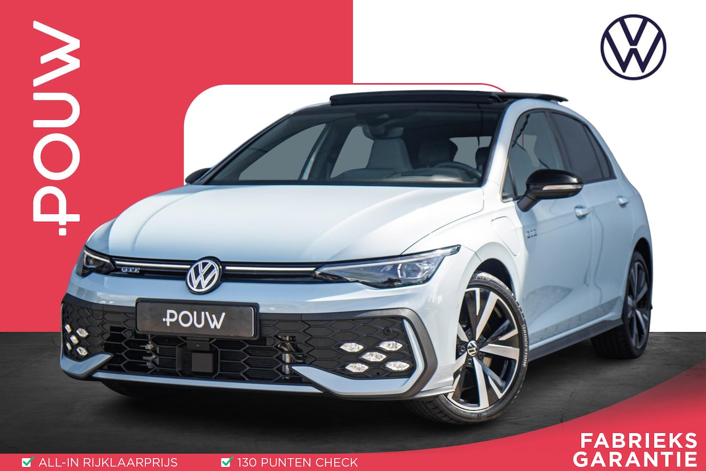 Volkswagen Golf - GTE 1.5 eHybrid 272pk | SoH 100% | Panoramadak | Elektrisch Verstelb. Bestuurdersstoel met - AutoWereld.nl