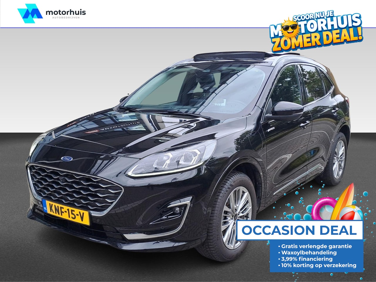 Ford Kuga - 2.5 PHEV Vignale | Panorama Dak | 1500kg Trekgewicht | Lederen Bekleding | Adaptief Cruise - AutoWereld.nl