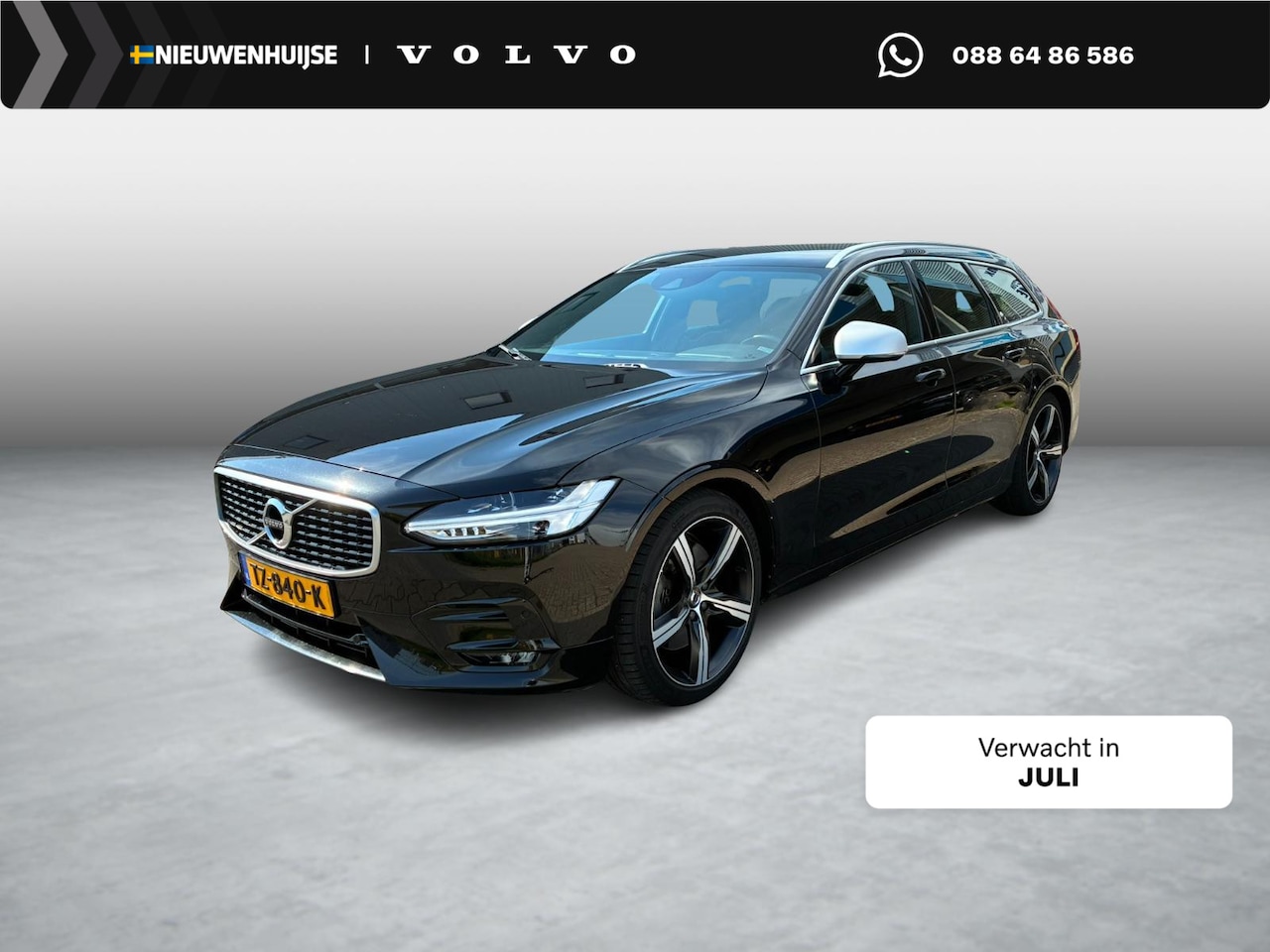Volvo V90 - 2.0 T4 Business Sport | R-Design | Parkeersensoren | Keyless Entry | Elektrische Achterkle - AutoWereld.nl