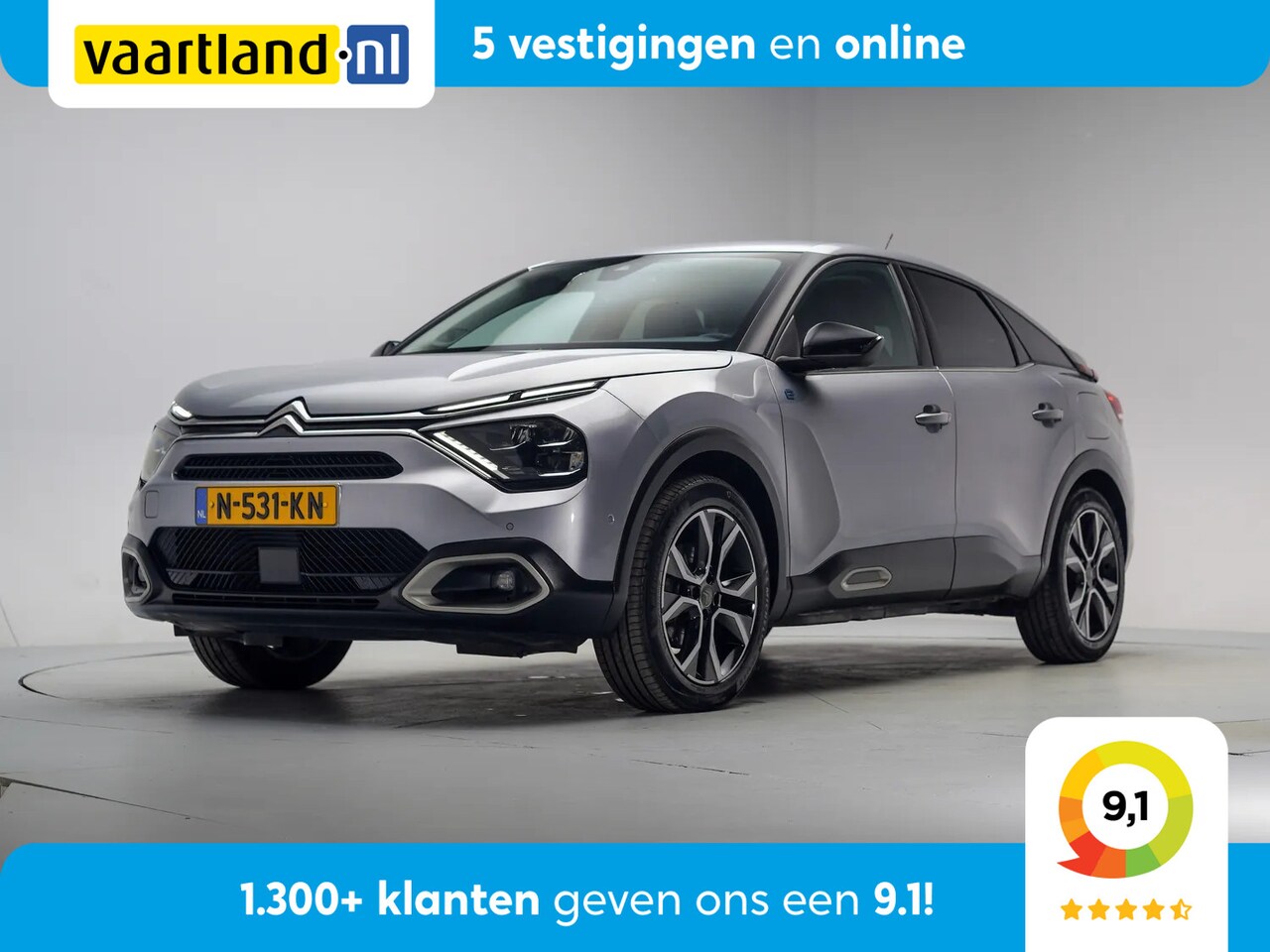 Citroën Ë-C4 - Feel Edition 50 kWh [ LED Adapt.cruise Navi Apple/Android ] - AutoWereld.nl