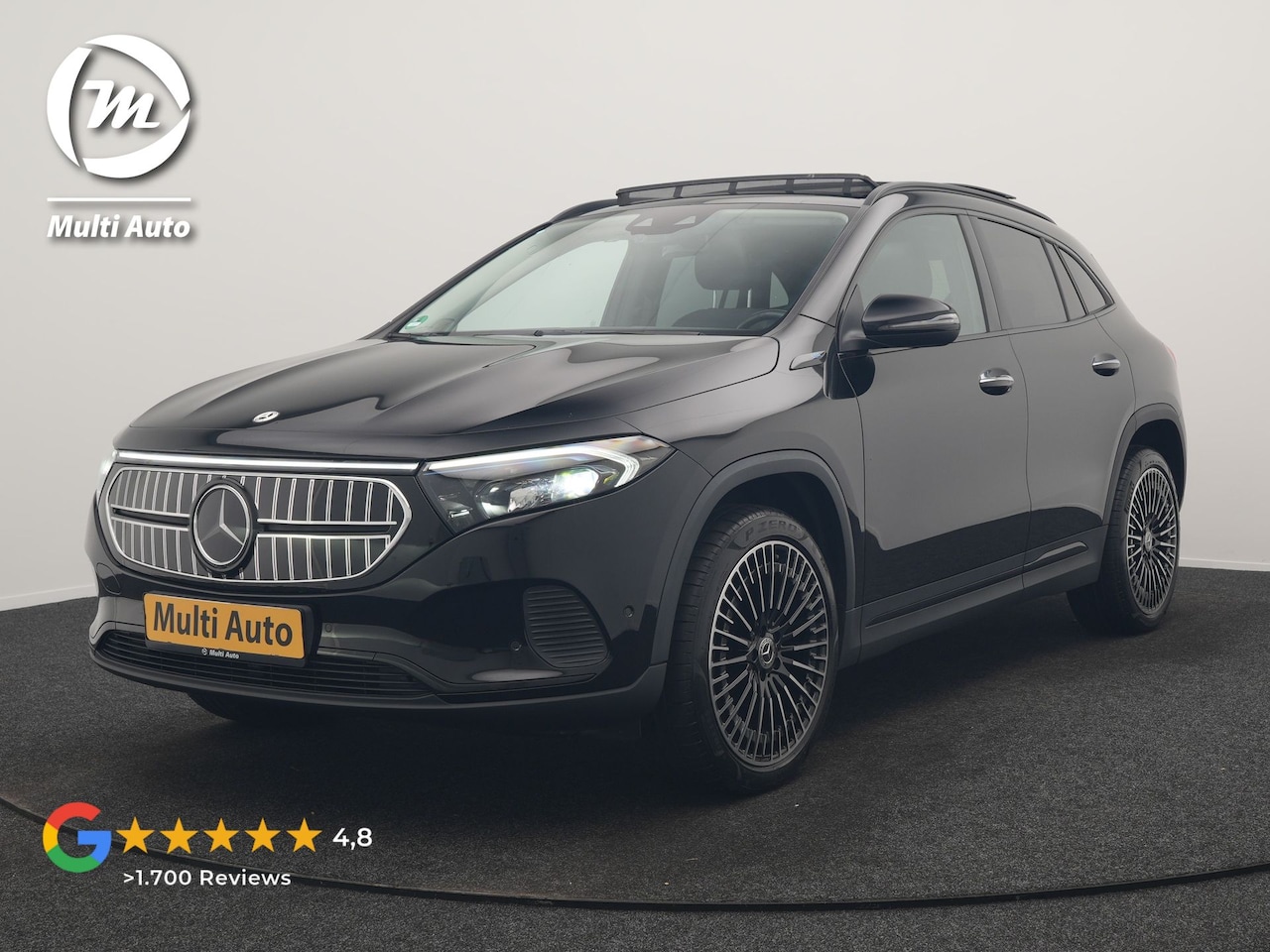 Mercedes-Benz EQA - 350 4MATIC Luxury Line 69,7 kWh 292pk Dealer O.H. | Panodak | Adaptive Cruise | Camera | L - AutoWereld.nl