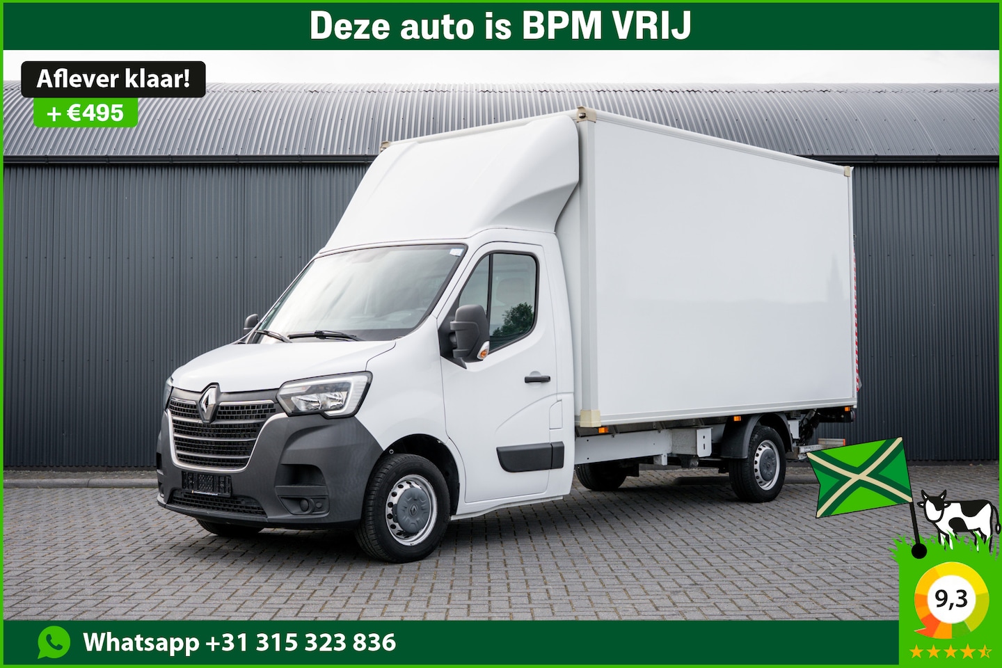 Renault Master - 15.389 KM! | Bakwagen met Laadklep | 146PK | LED | Airco - AutoWereld.nl
