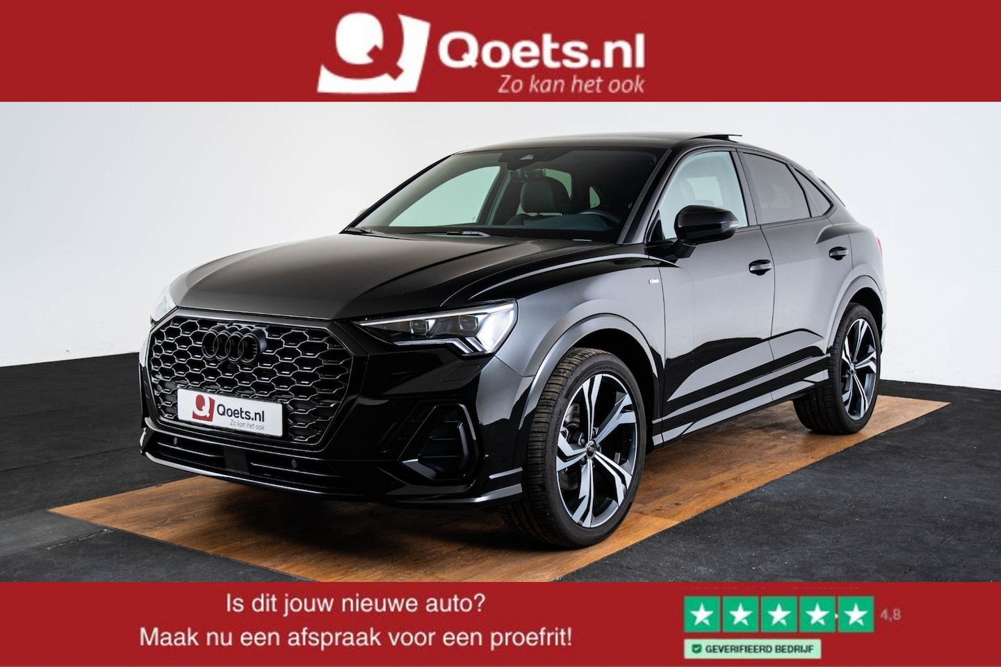 Audi Q3 Sportback - 35 TFSI S Edition Competition Trekhaak - Panoramadak - Adaptieve cruise control - B&O - Au - AutoWereld.nl