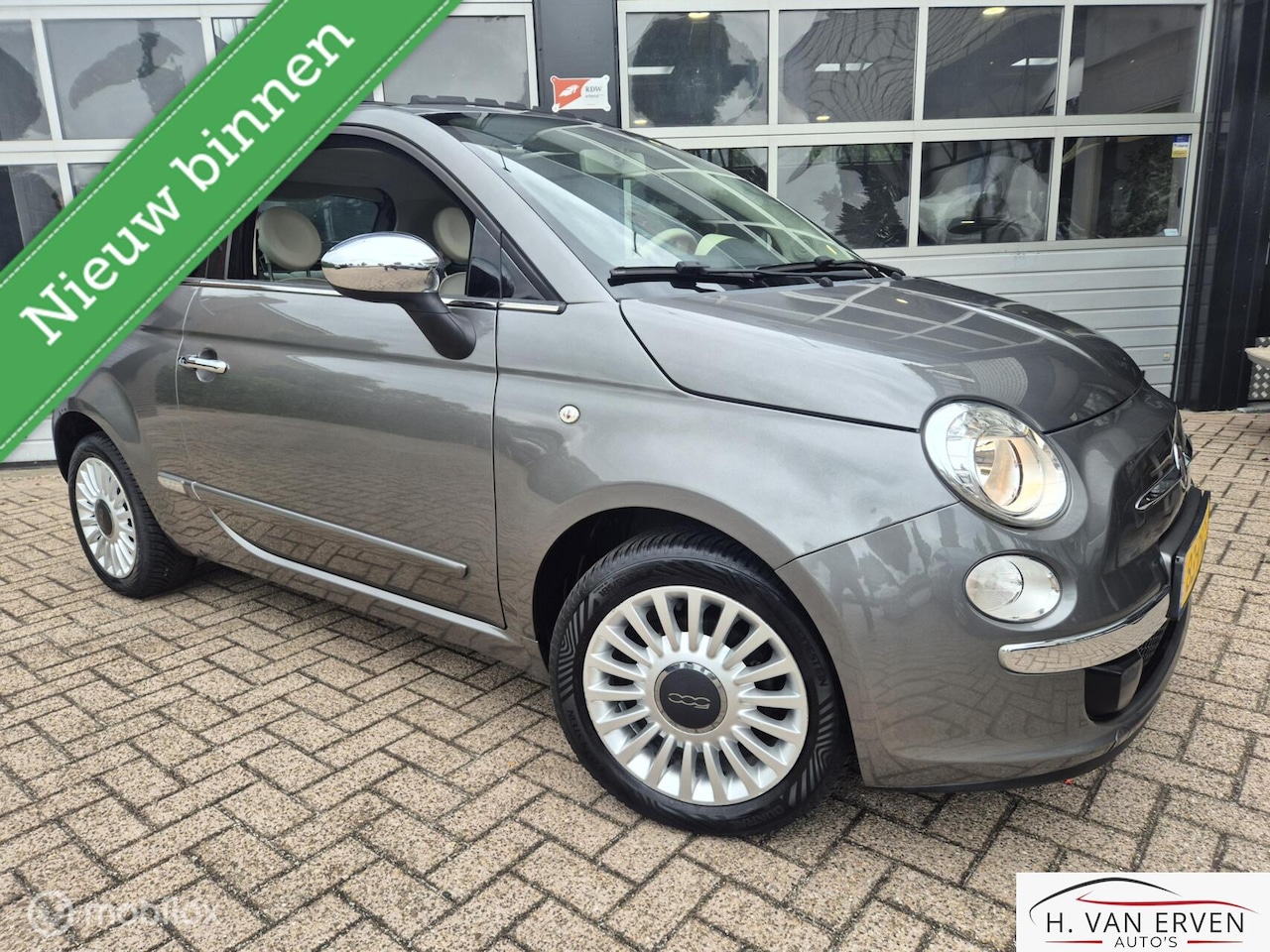 Fiat 500 - 1.2 Lounge SCHUIFKANTELDAK AIRCO NAP - AutoWereld.nl