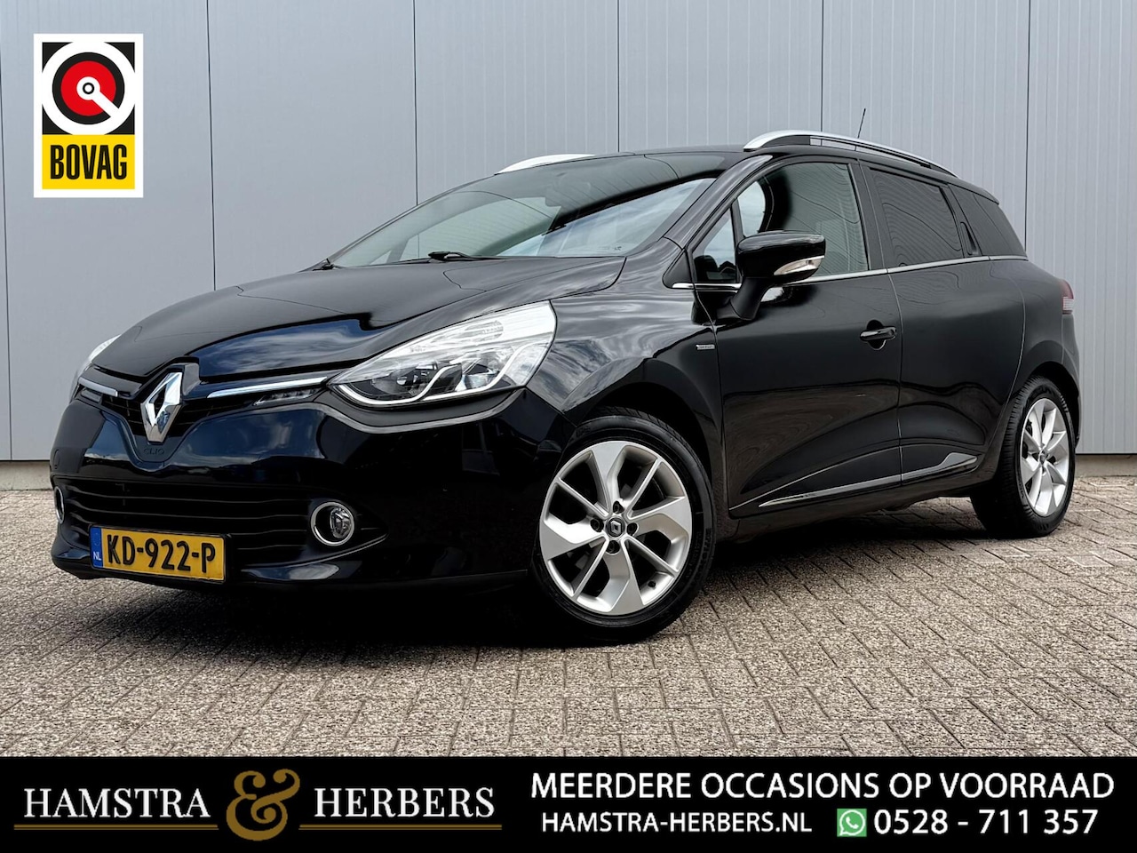 Renault Clio Estate - 0.9 TCe Limited zwart - AutoWereld.nl