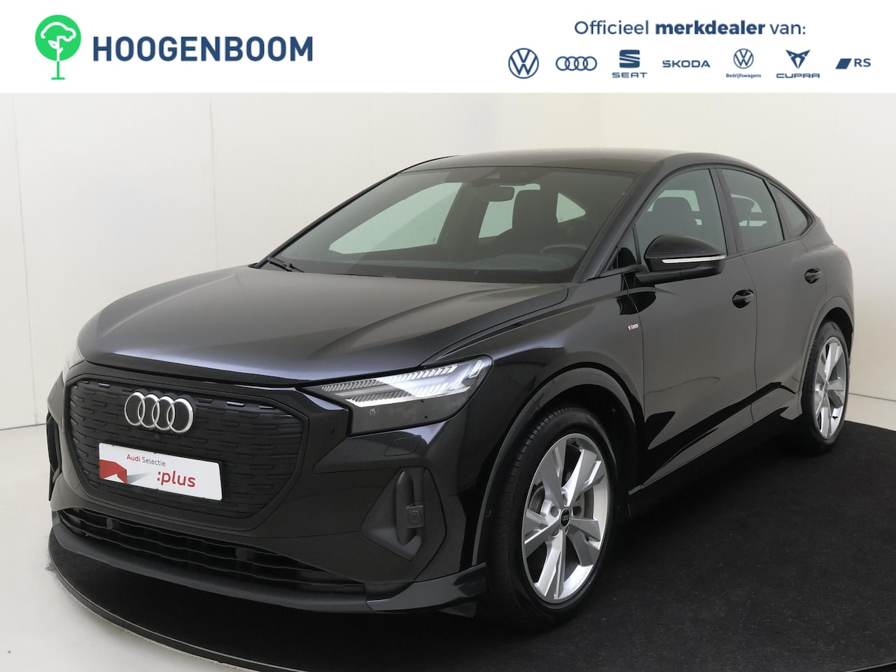 Audi Q4 Sportback e-tron - 45 quattro S edition 77 kWh | SoH 90% | Head-up display | Keyless | Leder/alcantara bekled - AutoWereld.nl
