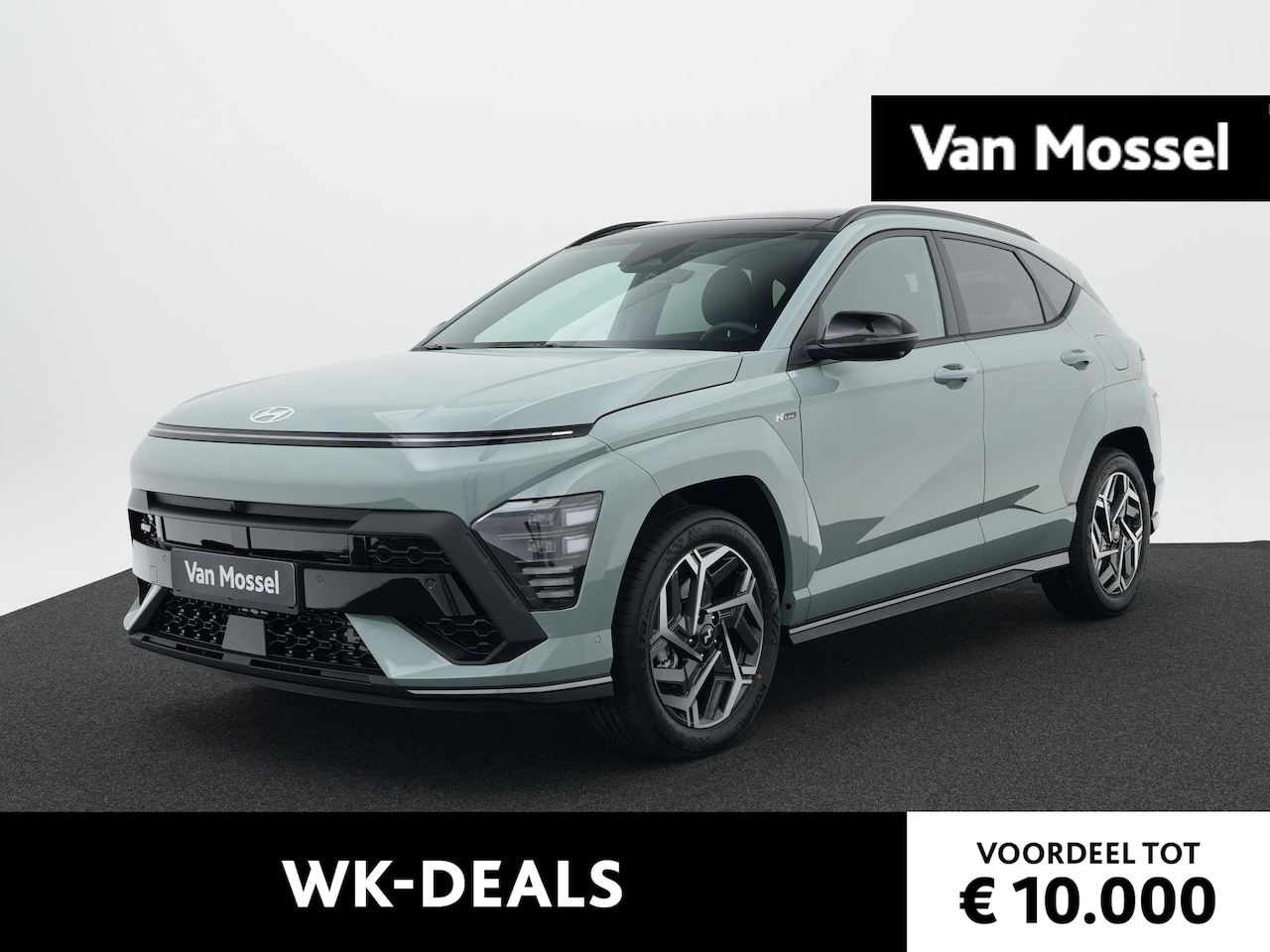 Hyundai Kona - 1.6 GDI HEV N Line Sky | Airco | Cruise Control | Stoelkoeling & Stuurverwarming | N-Line - AutoWereld.nl
