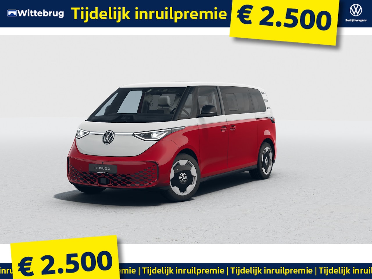 Volkswagen ID. Buzz - Pro Bulli Limited Edition 86 kWh LWB 7p. Pro Bulli Limited Edition 86 kWh LWB 7p. - AutoWereld.nl