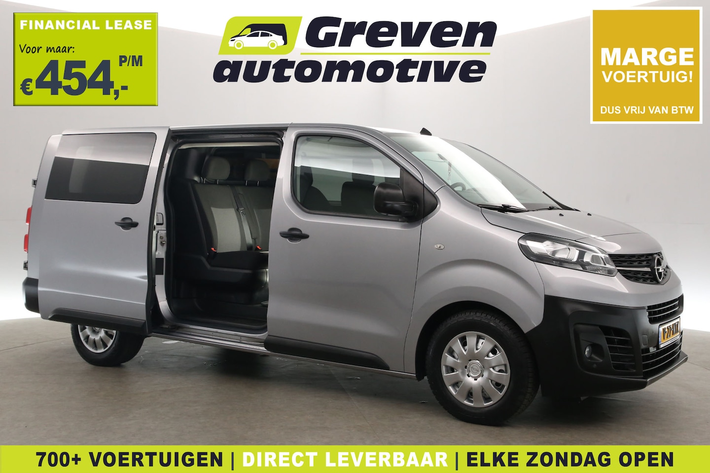 Opel Vivaro - 2.0 CDTI L3H1 | Marge | Dubbele Cabine | Airco | Cruise | Camera | Carplay | Trekhaak - AutoWereld.nl